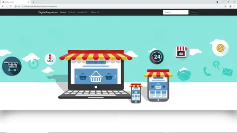 Ecommerce website design dashboard for Dubai online stores showing product setup and mobile preview